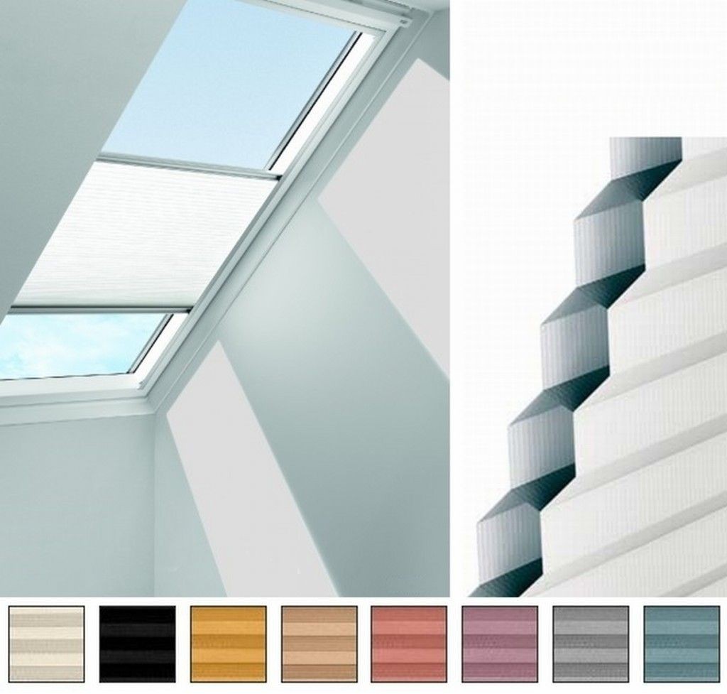 VELUX SOLAR-Faltstores DuoLine GIU VIU: alle Farben+Größen