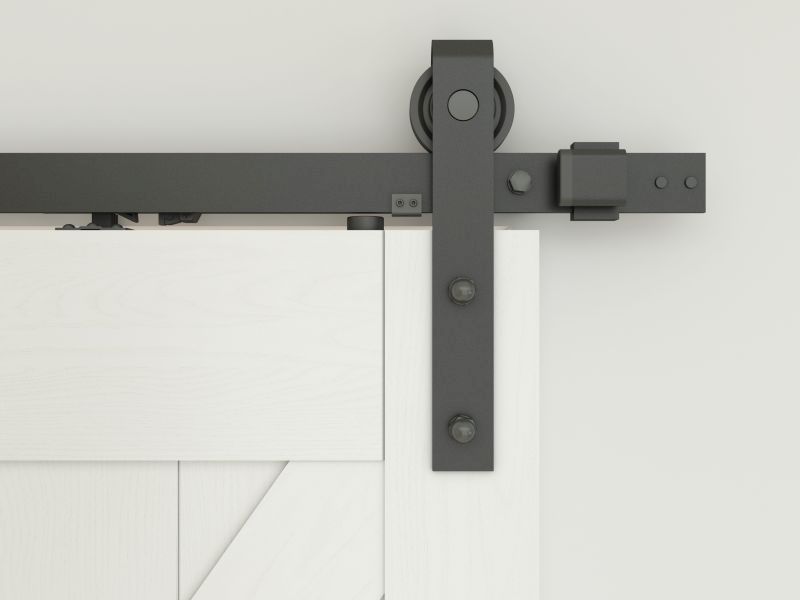 SCHULTE Holzschiebetür | 38mm MDF offene Laufschiene